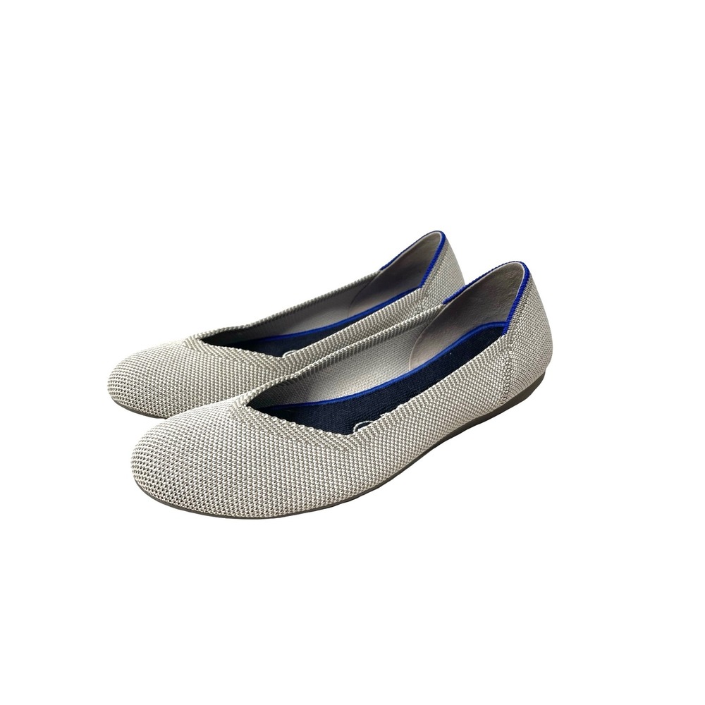 Rothys The Flat ballet flats Size 6 gray comfort shoes